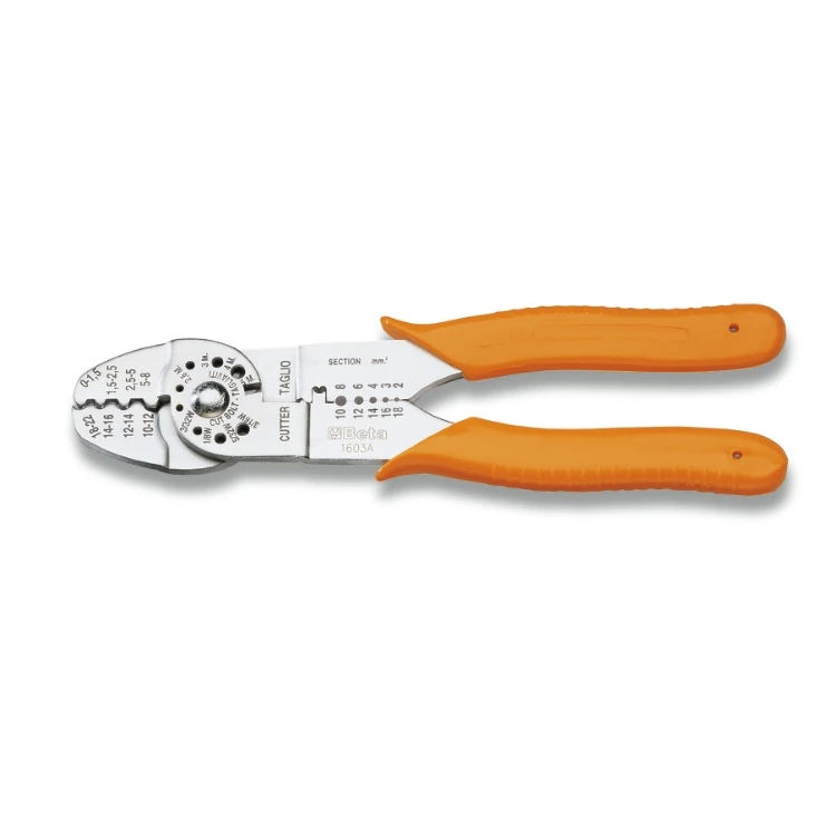 Beta 1603A pinza per capicorda non isolati chiusi modello standard 220 mm