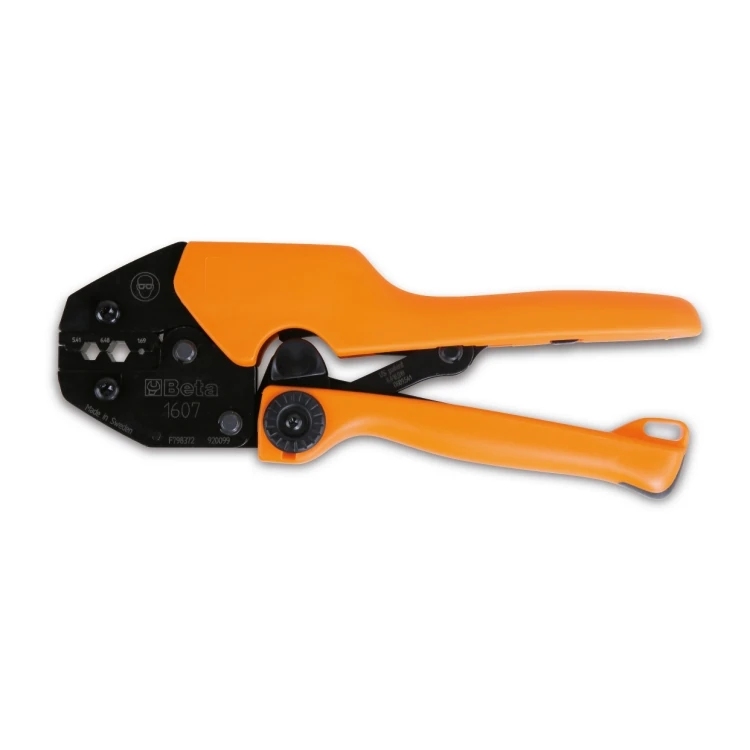 [016070001] Beta 1607 pinza a grande effetto per connettori BNC per cavi coassiali RG 58, RG 59, RG 62, RG 71