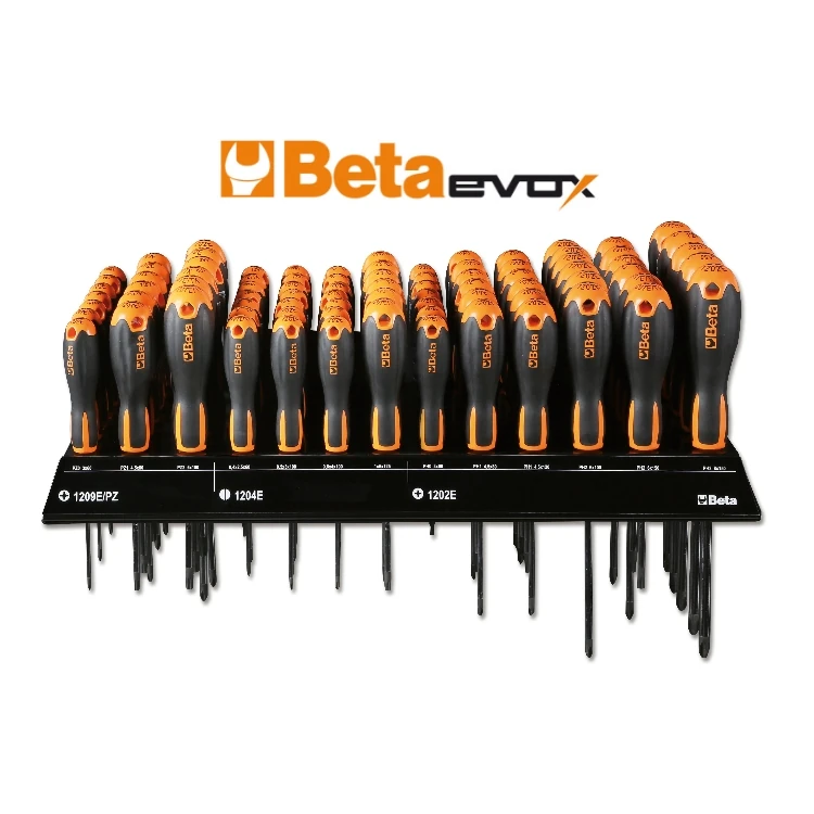 Beta 1203/E5P espositore da parete con 82 giravite