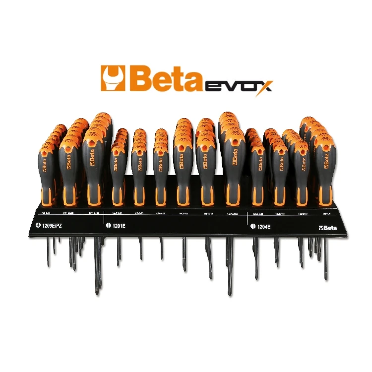 Beta 1203/E4P espositore da parete con 85 giravite