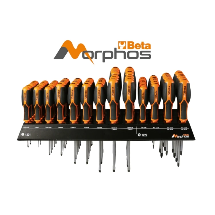 Beta 1223/E78 espositore da parete con 78 giravite