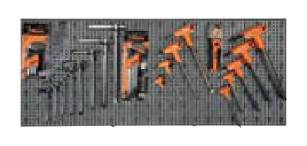 [066000051] Beta * assortimento di 257 utensili con ganci senza pannello